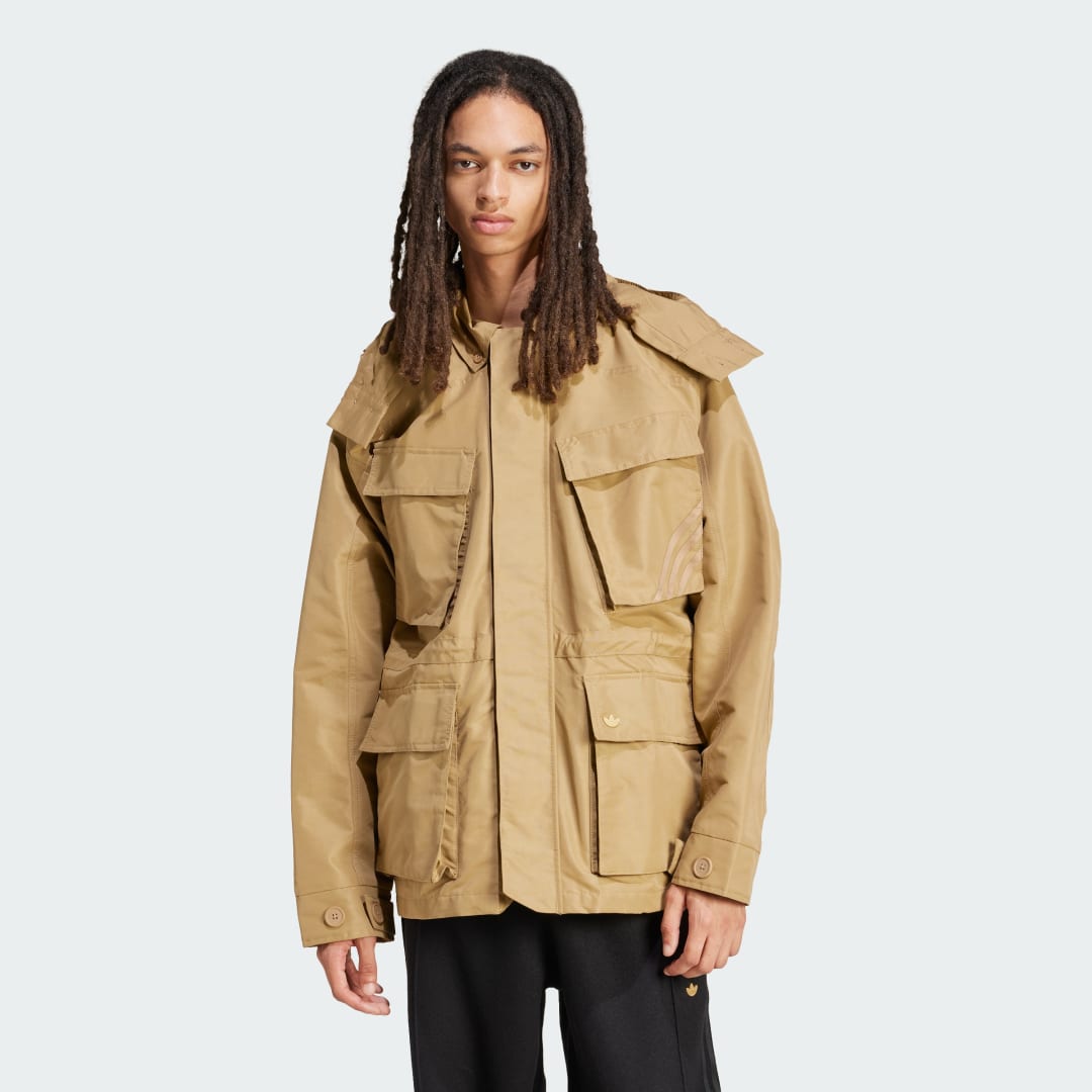 Parka adidas Performance Hooded Utility Jacket Hnedá | IY8123, 1