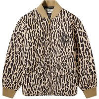 Bunda WACKO MARIA Dickies Leopard Quilted Jacket Béžová | DICKIES-WM-BL09-BGE, 1