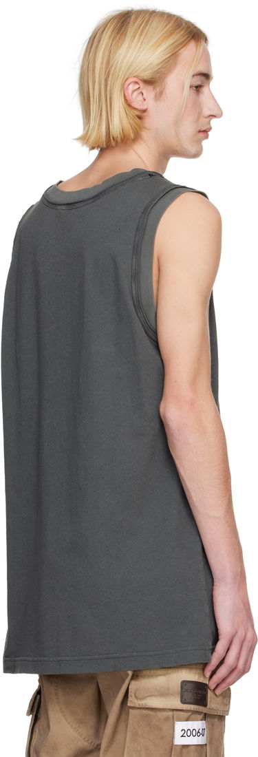 Tielko Dolce & Gabbana Dolce&Gabbana Oversize Singlet Tank Top Šedá | G8RY7TG7NTB, 2