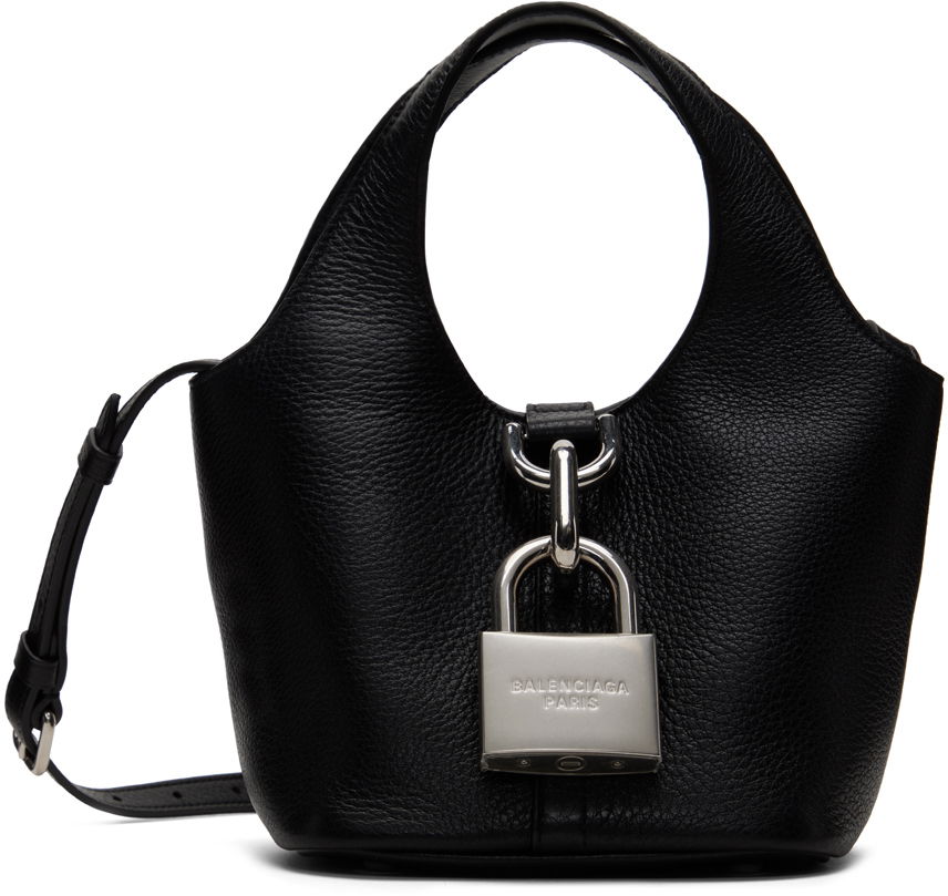 Taška cez rameno Balenciaga Locker S Bag Čierna | 771635 2AAWC, 0