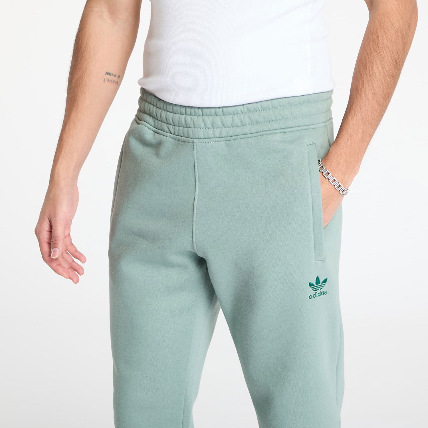 Tepláky adidas Originals Essentials Green Sweatpants Zelené | JD2421, 1
