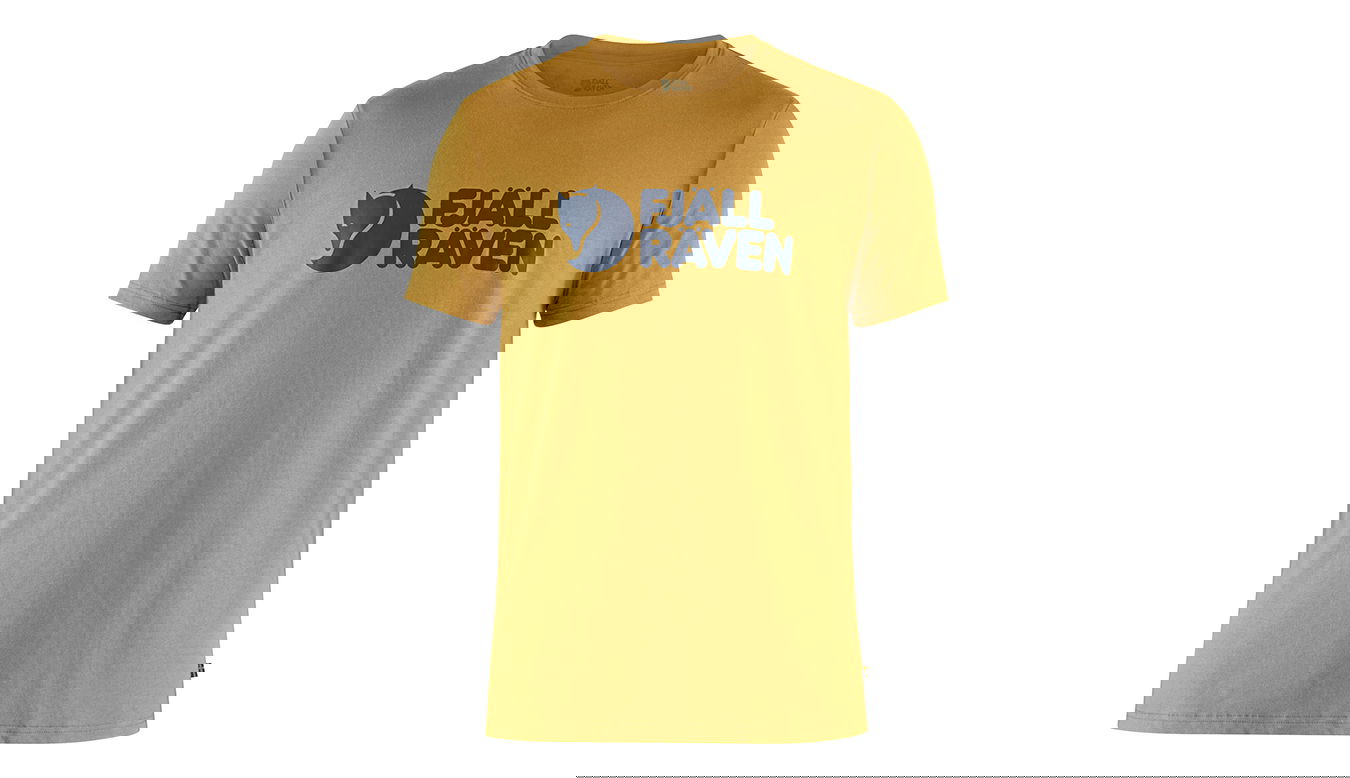 Tričko FJÄLLRÄVEN Logo T-Shirt Žltá | 87310-160, 0