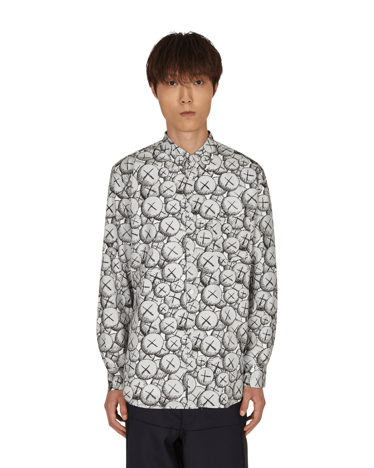 Košeľa Comme des Garçons KAWS x Classic Shirt Biela | FH-B027-W21 1, 1