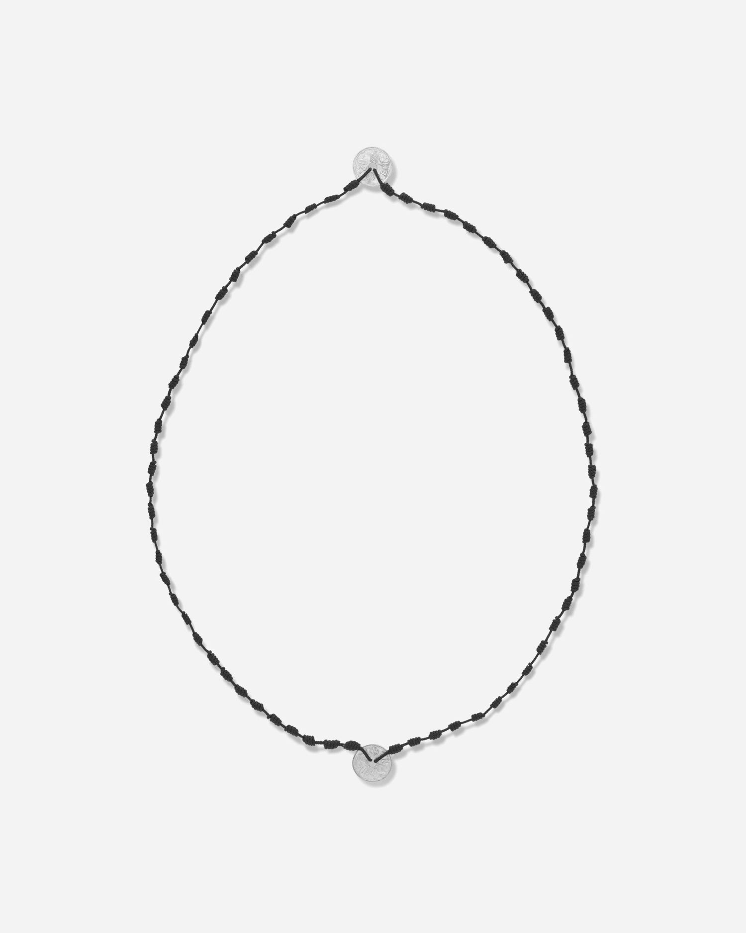 Náhrdelník Neighborhood Cord Coin Necklace Čierna | 251MYNH-AC03 BK, 0