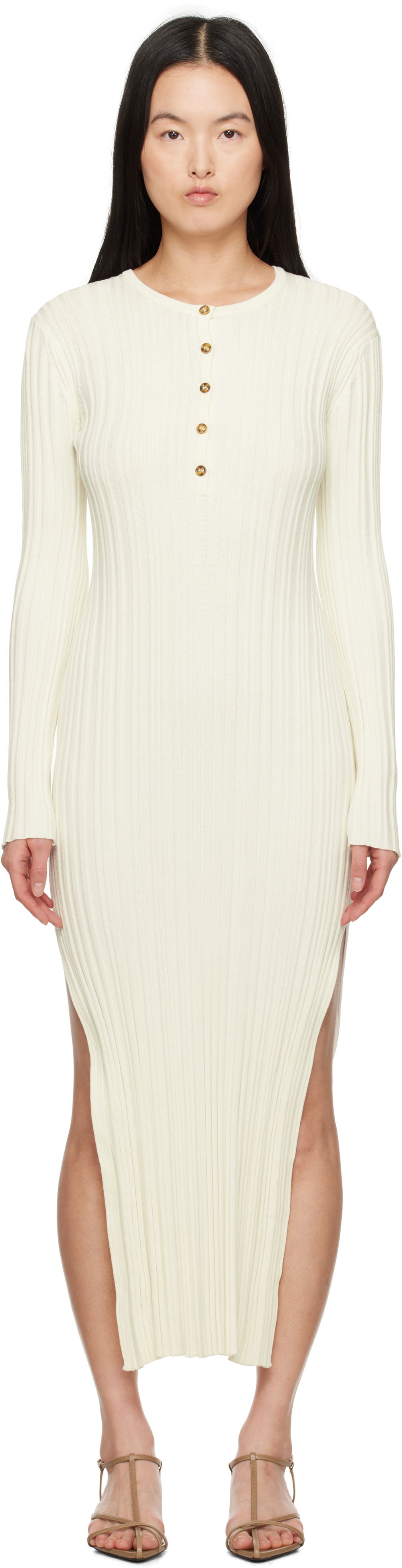 Šaty Loulou de Saison Loulou de Saison Eldara Maxi Dress Biela | ELDARA, 0