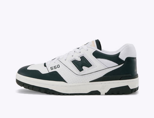 Tenisky a topánky New Balance 550 "White Dark Green" Biela | BB550GZ1