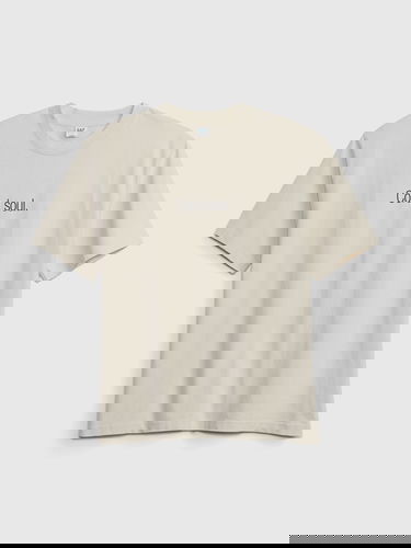 Tričko GAP Sean Wotherspoon x Re-Issue Graphic T-Shirt Béžová | 843361-00, 0
