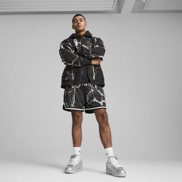 Mikina Puma Hoops x Lafrancé Written in Chrome Full-Zip Hoodie Čierna | 630776_01, 2