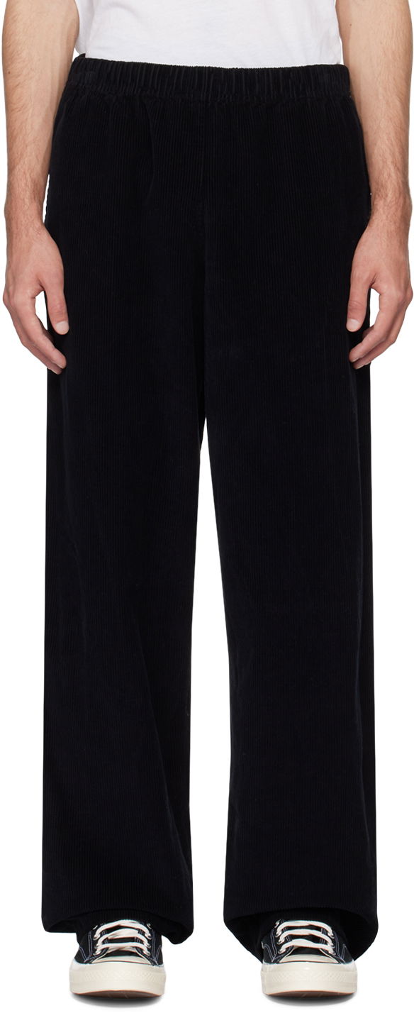 Nohavice LES TIEN Puddle Trousers Čierna | WC-3023, 0
