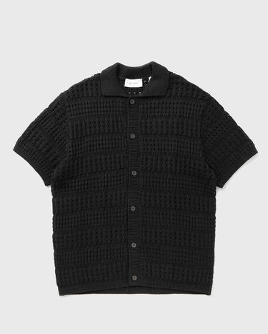 Polo tričko Les Deux Elvin Knitted Short Sleeve Polo Shirt Čierna | 1000040-100, 2
