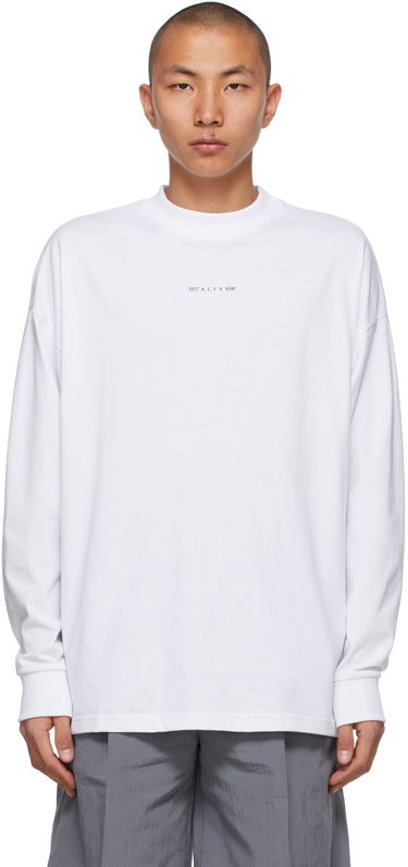 Tričko 1017 ALYX 9SM 1017 ALYX 9SM Visual Logo Long Sleeve T-Shirt Biela | AVUTS0020FA01.S21, 0