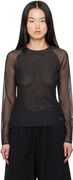 Y-3 Mesh Fitted Long Sleeve T-Shirt