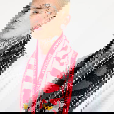 Šál Umbro Cult Unity SPYCAM Knitted Fringe Scarf Rôznofarebný | UBMW232YA11 BLK0042, 1
