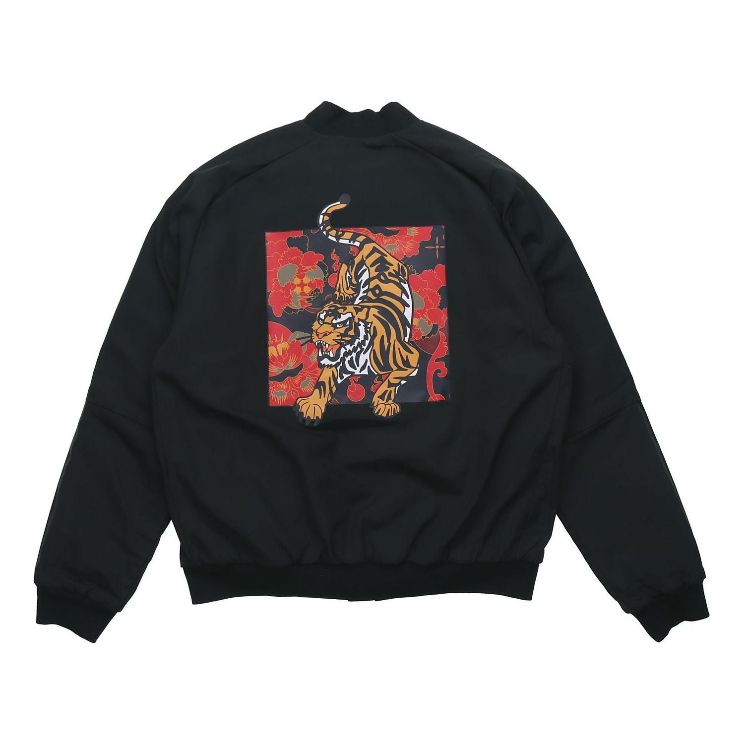 Bomber bunda adidas Originals Bomb Series Pattern Jacket Čierna | GG0777, 0