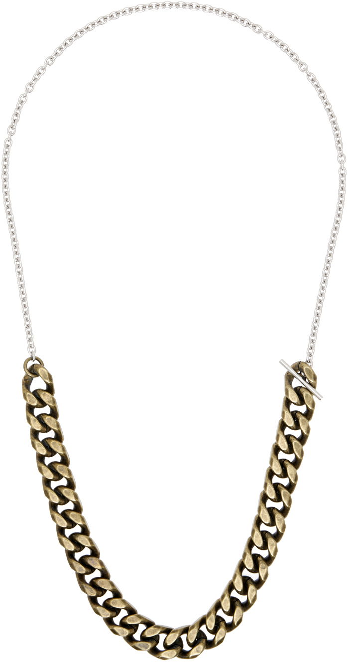 Náhrdelník Dries Van Noten Curb Necklace Metalická | 242-028201-061, 0