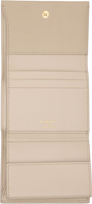 Peňaženka Givenchy Day Leather Snap-Closure Wallet Béžová | BB60P9B2BH257, 2