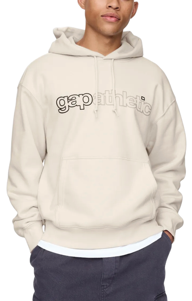 Mikina GAP Logo Athletic Hoodie Béžová | 646080-01, 0