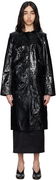 TOTEME Croco-Embossed Leather Coat