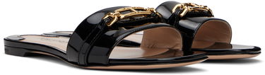 Doplnky Tom Ford TOM FORD Patent Leather Padlock Flat Sandals Čierna | W3526-LCL072G, 3