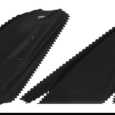 Mikina Manastash Grid Fleece Crew Sweatshirt Čierna | 7925230001-010, 1