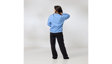 Mikina FJÄLLRÄVEN Classic Crew-Neck Sweatshirt Modrá | F14600186-537, 4