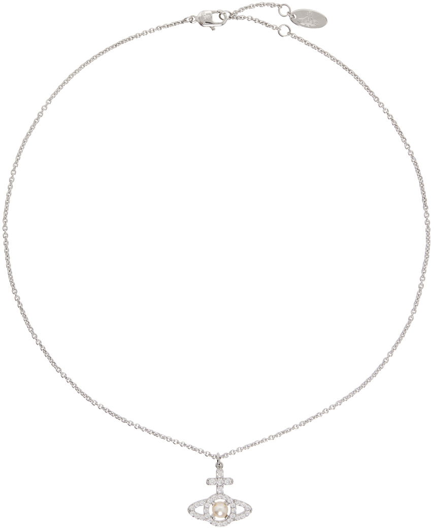 Náhrdelník Vivienne Westwood Olympia Pearl Pendant Necklace Metalická | 630203AR-02P132-SM, 0