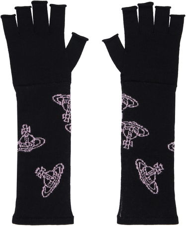 Rukavice Vivienne Westwood Fingerless Long Gloves Čierna | 8202002S-K004F-, 0