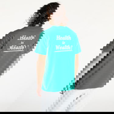 Tričko Sporty & Rich Health Is Wealth T-Shirt UNISEX Alpine/ White XS Zelené | TO043516300GR03, 4