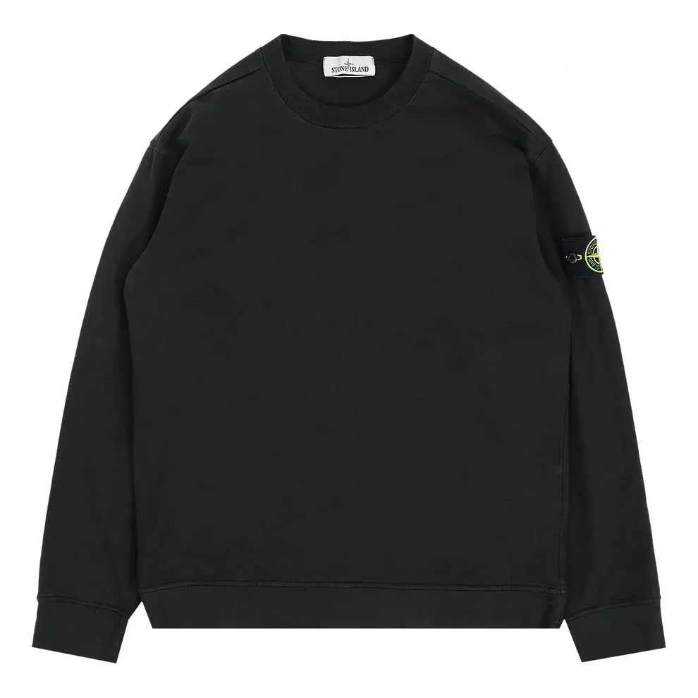 Sveter Stone Island Logo Patch Long-Sleeve T-shirt Čierna | 761563750-V0029, 0