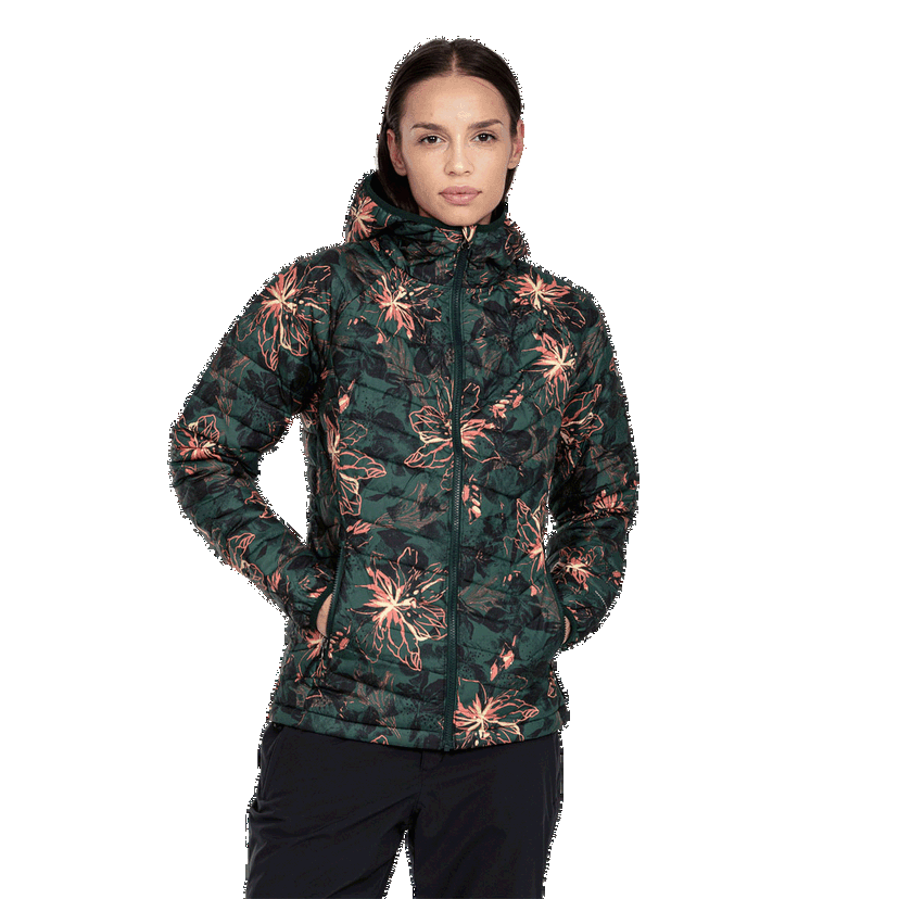 Prešívaná bunda Columbia Powder Lite Floral Padded Hooded Jacket Rôznofarebný | 1699071370