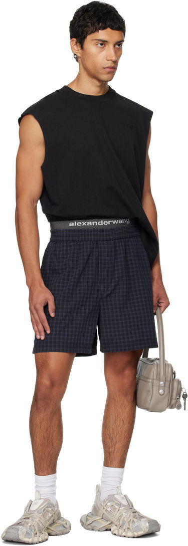 Tielko Alexander Wang Alexander Wang Muscle Tank Top Navy | 6CC3251105, 4
