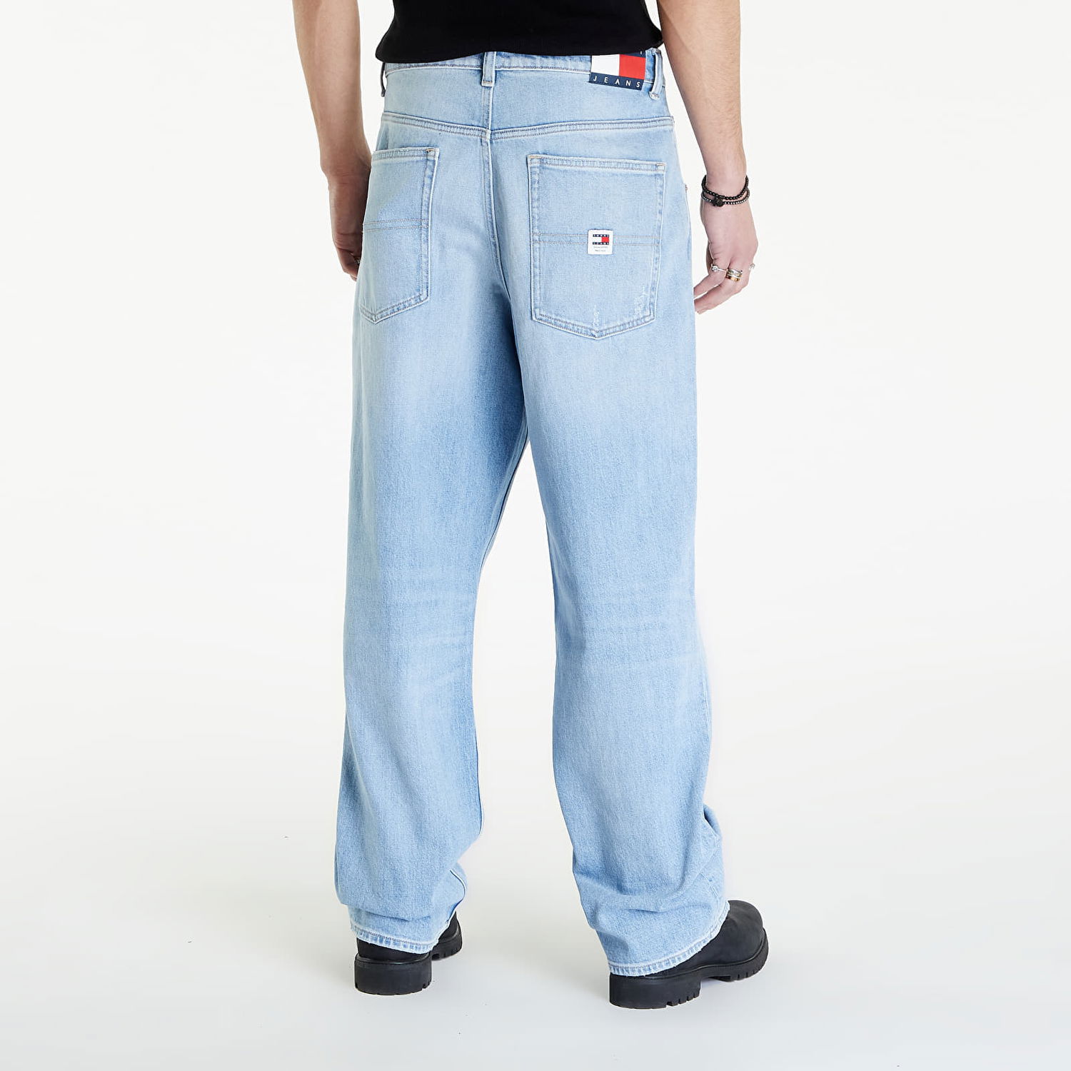 Džínsy Tommy Hilfiger Tommy Jeans Aiden Baggy Jean Modrá | DM0DM19161 1AA, 1
