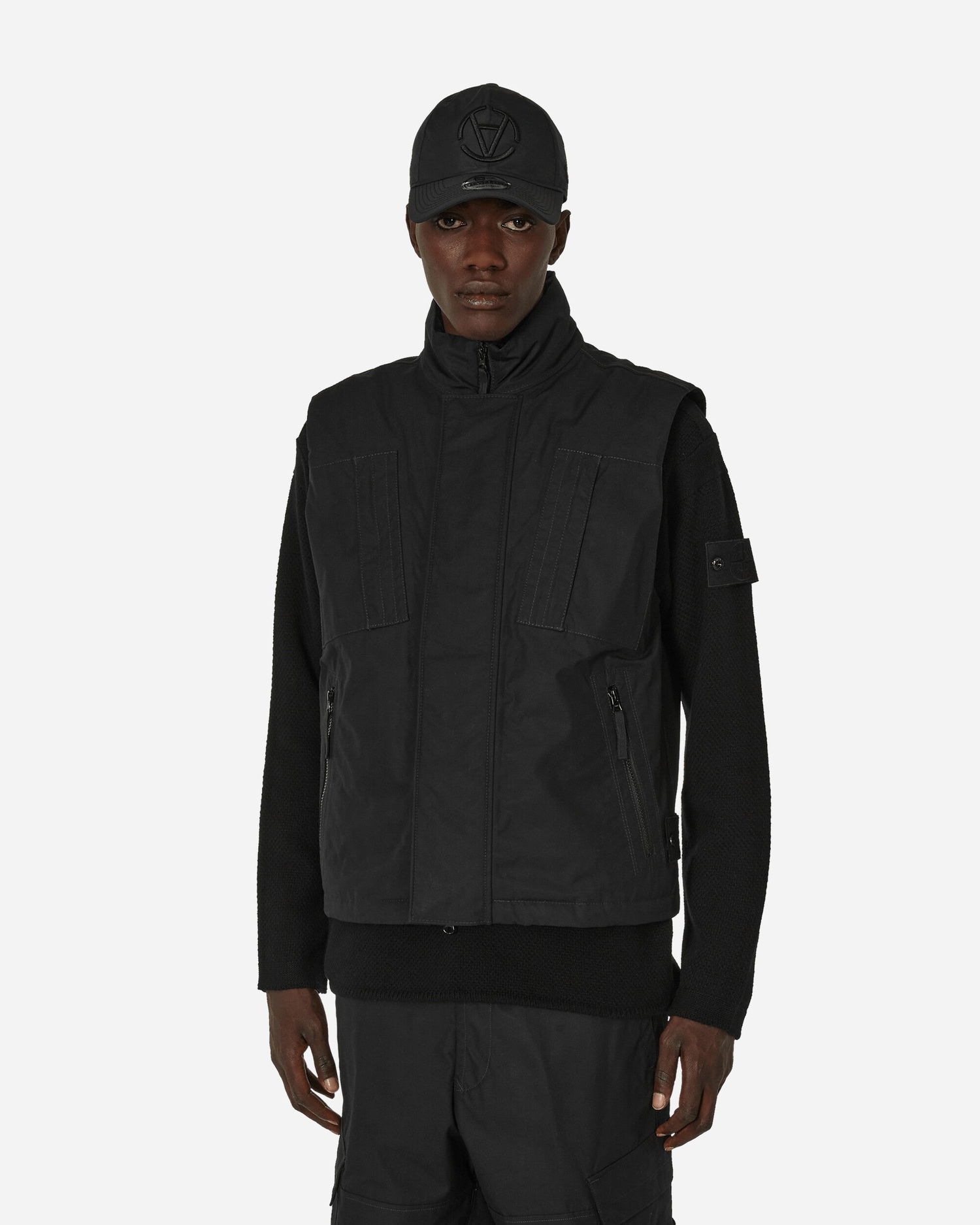 Vesta Stone Island Black Ghost Down Vest Čierna | 7915G08F1, 1