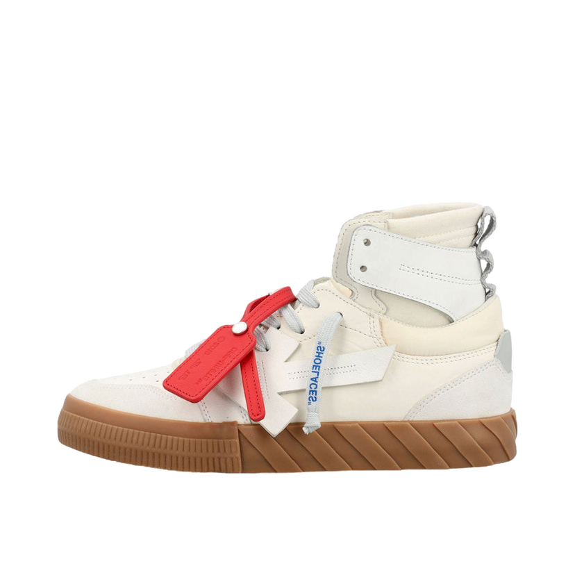 Tenisky a topánky Off-White Floating Arrow High Top Vulc White Cream Biela | OMIA225F23LEA0010102