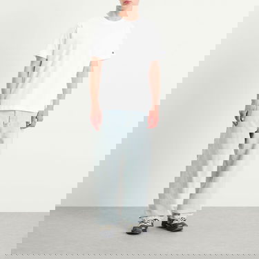 Tričko Champion Reverse Weave Loose Fit T-Shirt, Size Large Biela | 220761-WW001, 4