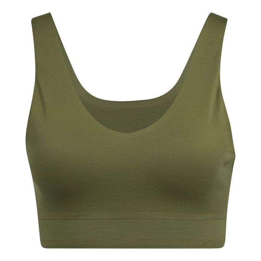 Podprsenka adidas Originals Seamless Yoga Bra Zelené | GM2751, 0