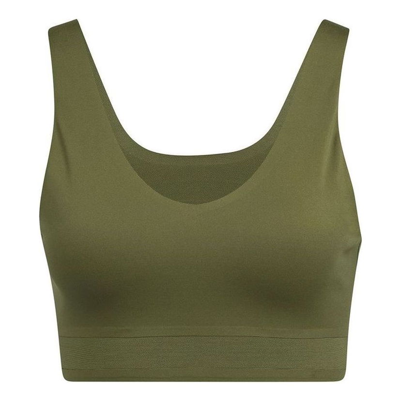 Podprsenka adidas Originals Seamless Yoga Bra Zelené | GM2751