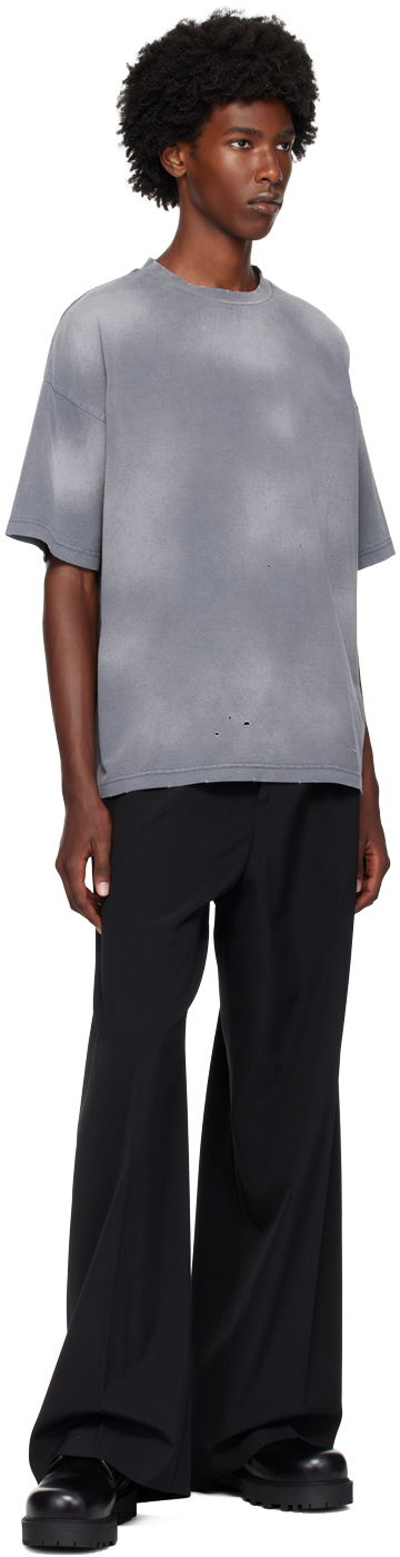 Tričko We11done We11done Distressed T-Shirt Šedá | WD-TT2-24-742-U-CH, 3