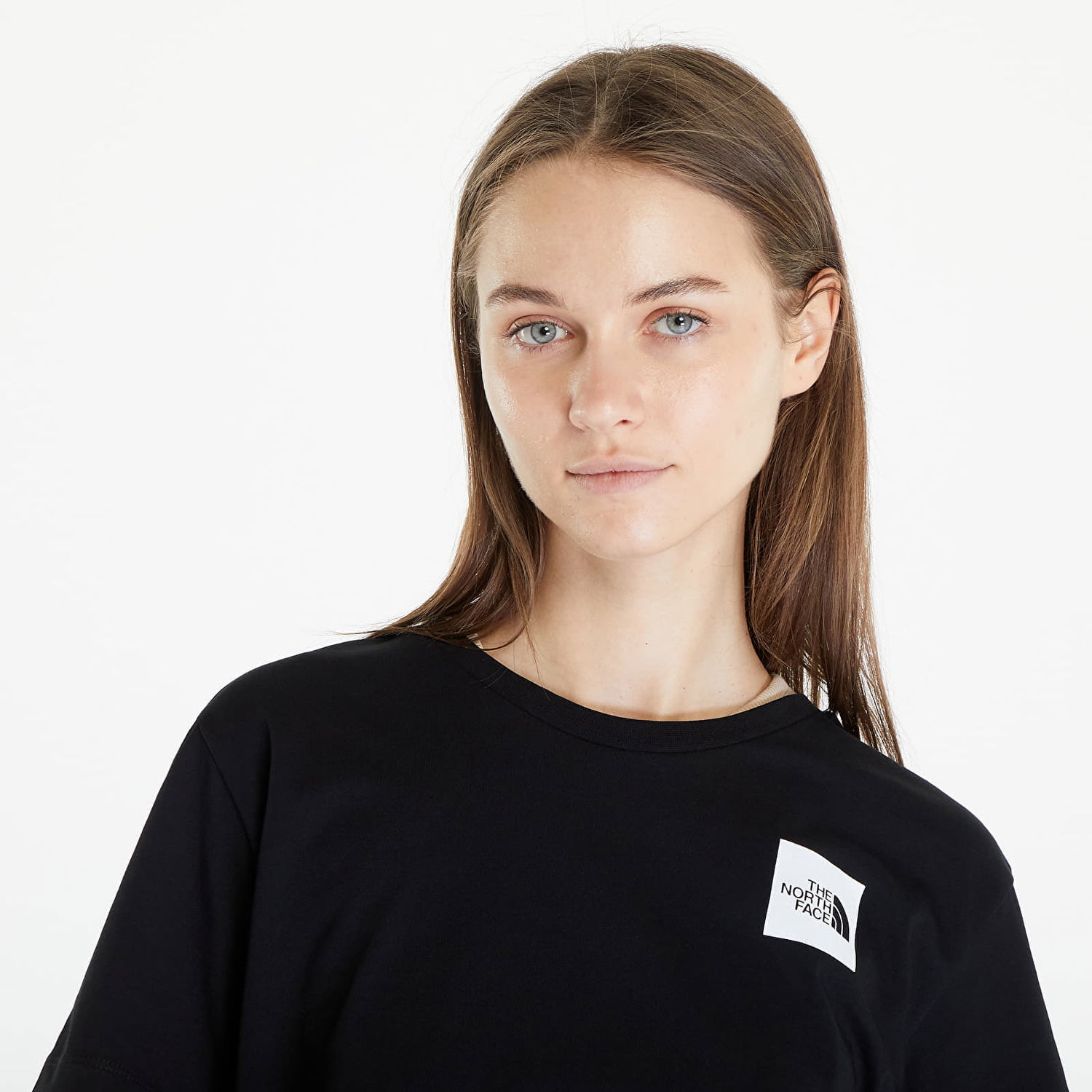 Crop Top The North Face Cropped Fine Tee TNF Black Čierna | NF0A87NBJK31, 1