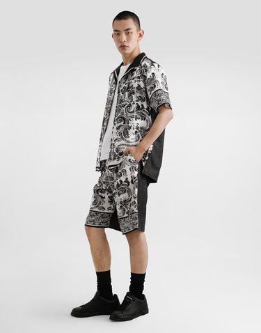 Šortky Dolce & Gabbana Dolce & Gabbana Maiolica Printed Bermuda Shorts Biela | GP03IDG8ND7S9001, 1