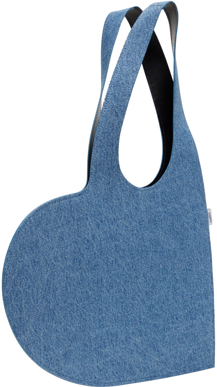 Tote bag Coperni Coperni Mini Heart Denim Tote Modrá | COPBA14BIS202, 1