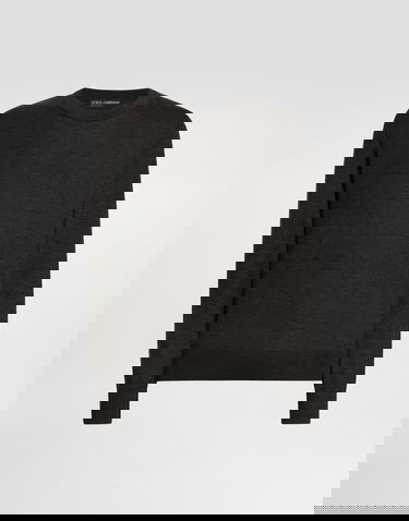Sveter Dolce & Gabbana Dolce & Gabbana Cashmere Pullover Šedá | GXX02TJBW05N1254, 0