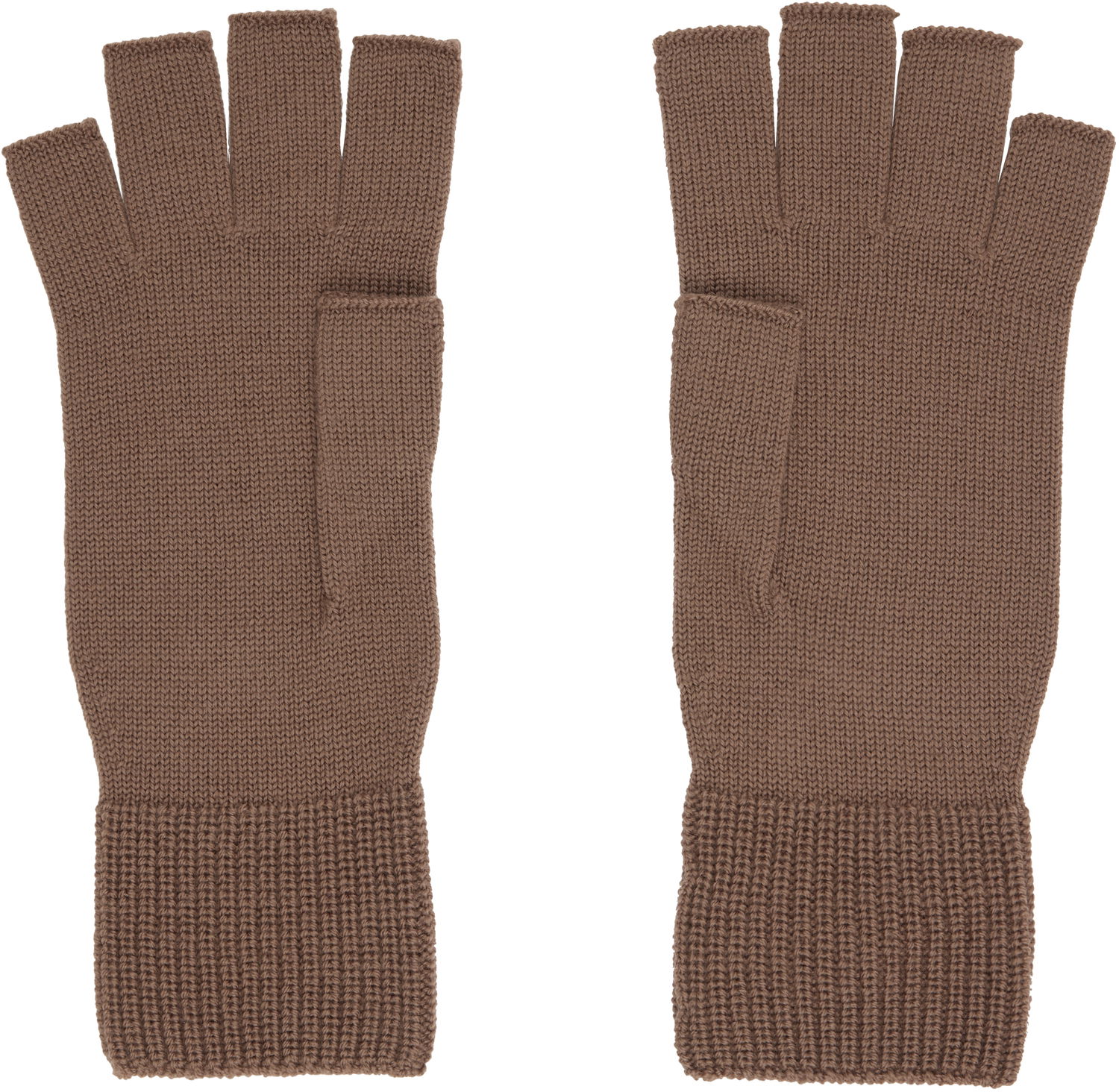 Rukavice Courrèges Courrèges Wool Fingerless Gloves Hnedá | 325MGT031FI0036, 1