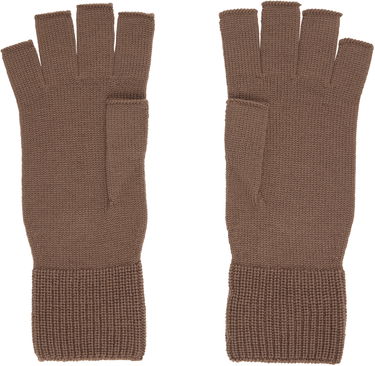 Rukavice Courrèges Courrèges Wool Fingerless Gloves Hnedá | 325MGT031FI0036, 1