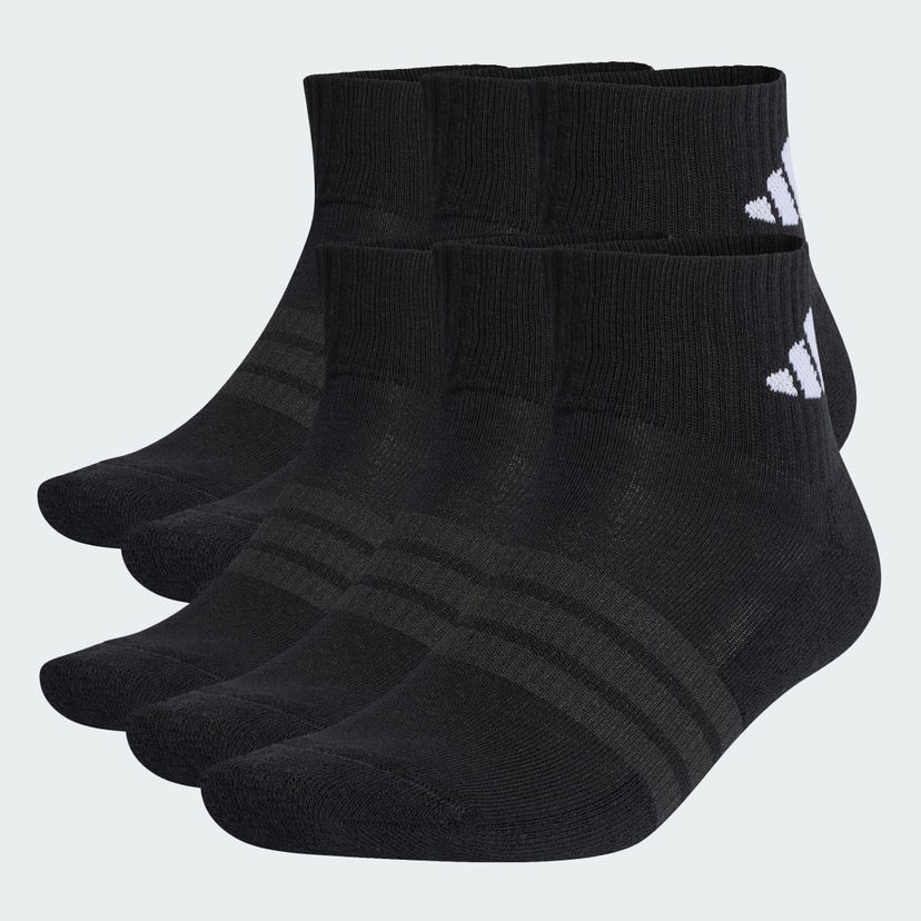 Ponožky adidas Performance Cushioned Essentials Ankle Socks - 6 Pairs Čierna | KE5496