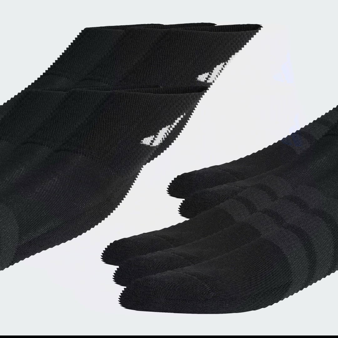 Ponožky adidas Performance Cushioned Essentials Ankle Socks - 6 Pairs Čierna | KE5496, 0