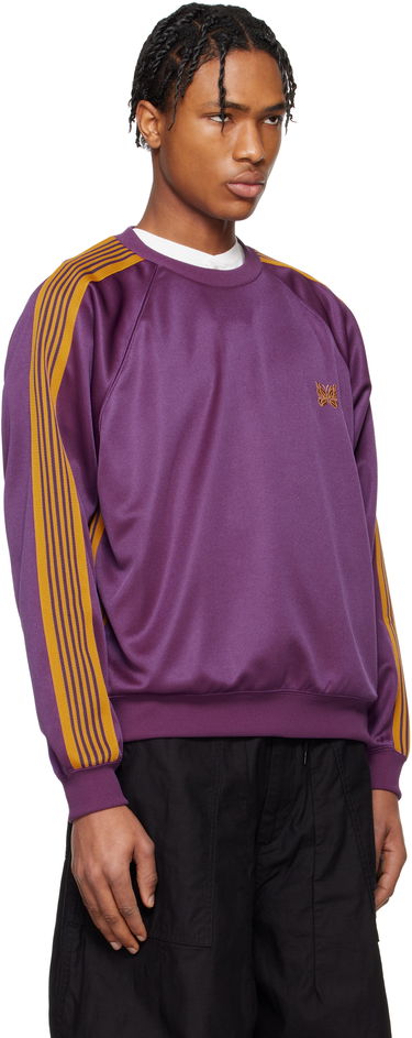 Mikina Needles Needles Track Crew Neck Sweatshirt Zelené | QV306, 4