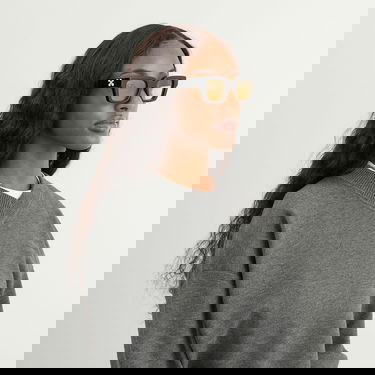 Slnečné okuliare Off-White Virgil Rectangular Frame Sunglasses Čierna | OERI008C99PLA0041018, 5