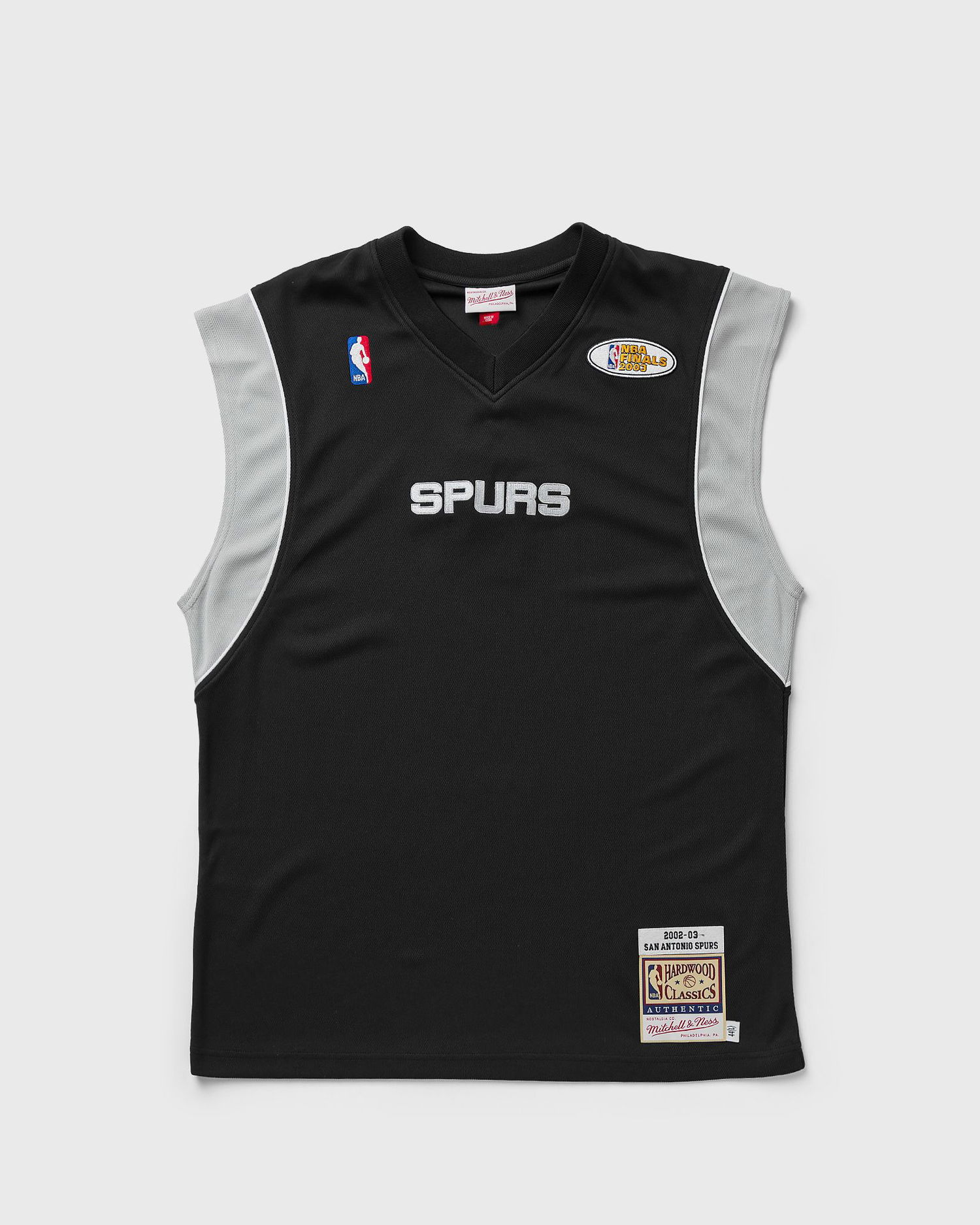 Dres Mitchell & Ness NBA Authentic Shooting Shirt San Antonio Spurs 2002-03 Čierna | ASSH4938-SAS02PPPBLCK, 0