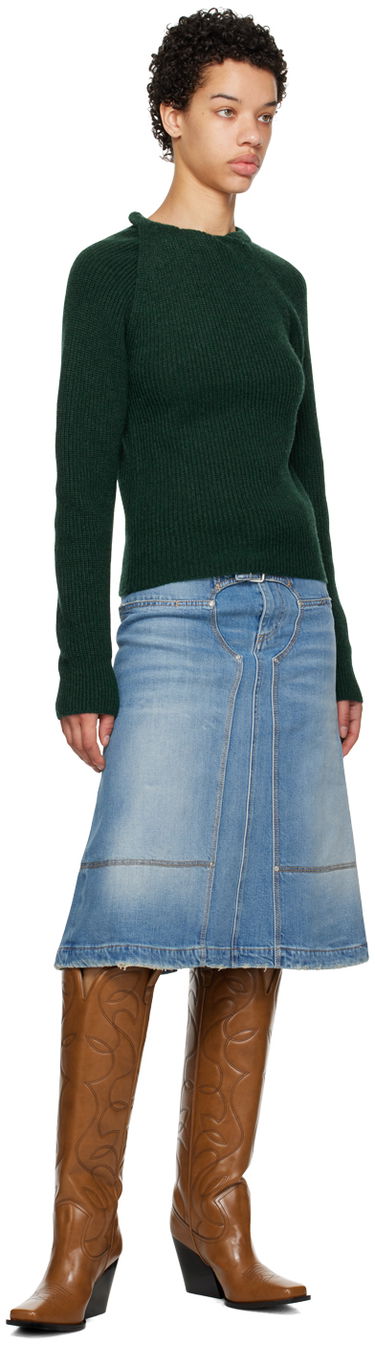 Sveter Stella McCartney Knot Sweater Zelené | 6K04703S2418, 3